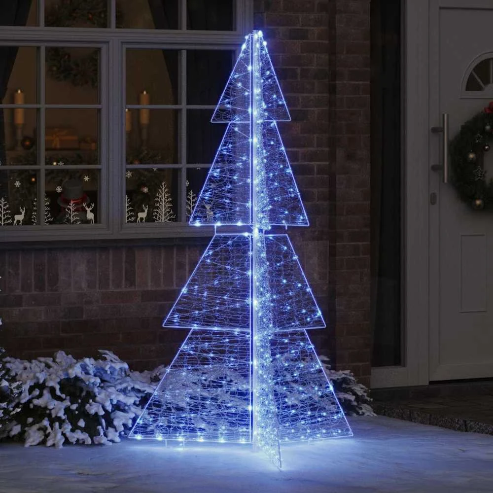 Kalėdų eglutė 240 LED Mėlyna 180 cm Akrilas