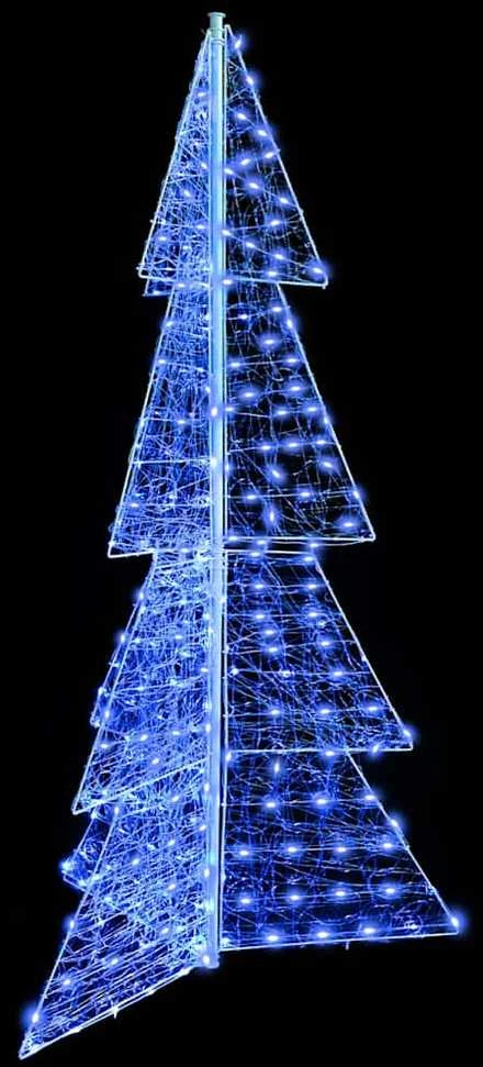 Kalėdų eglutė 240 LED Mėlyna 180 cm Akrilas
