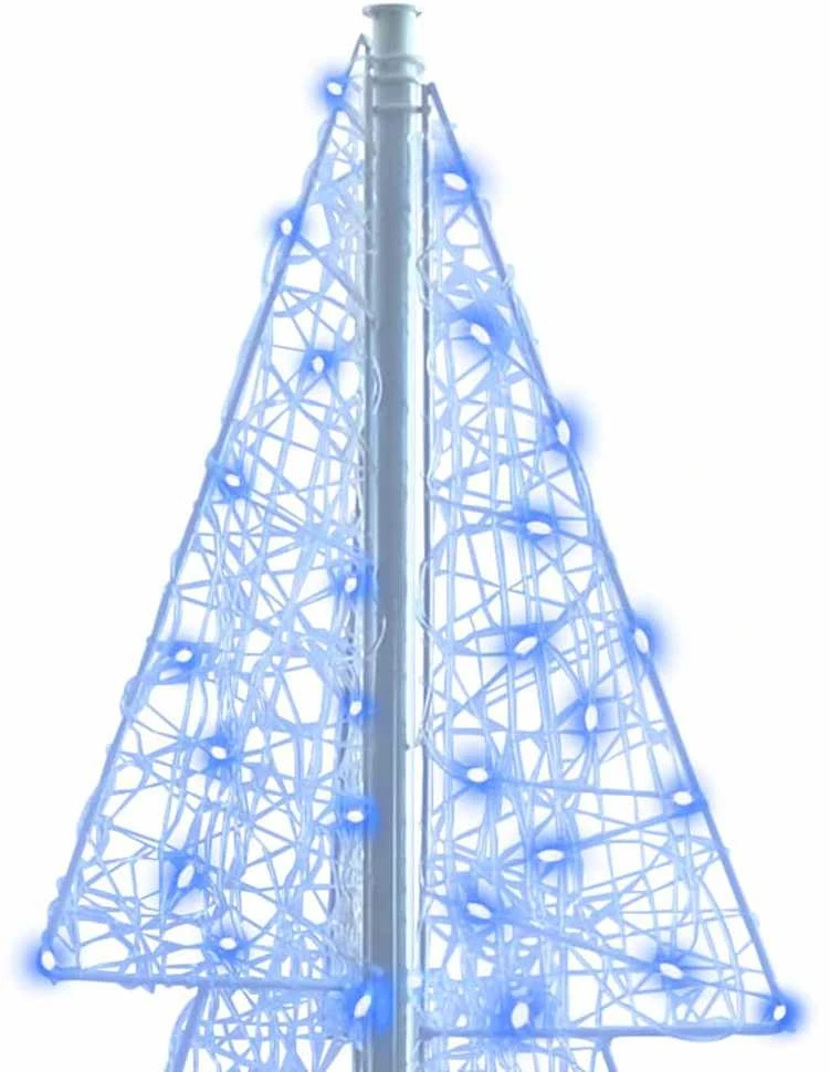 Kalėdų eglutė 240 LED Mėlyna 180 cm Akrilas