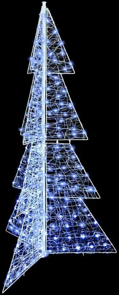 Kalėdų eglutė 240 LED Šaltas baltas 180 cm Akrilas