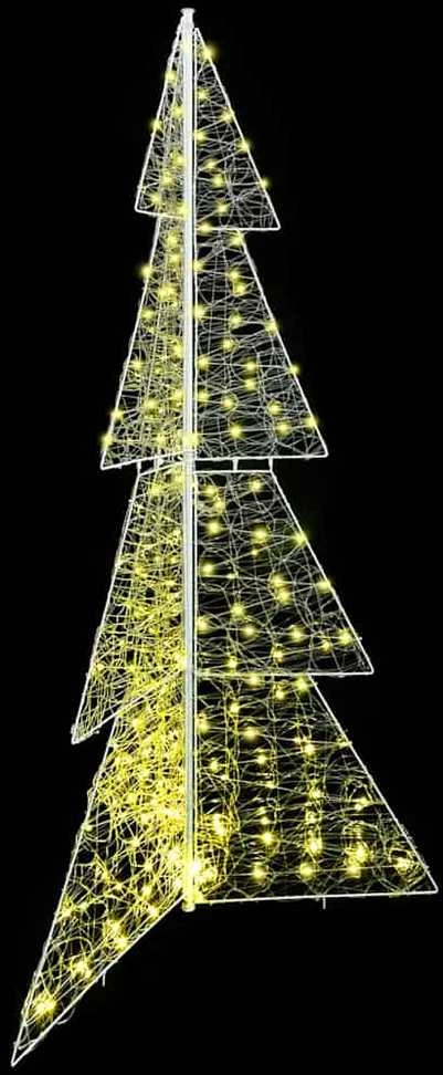Kalėdų eglutė 240 LED Šilta balta 180 cm Akrilas