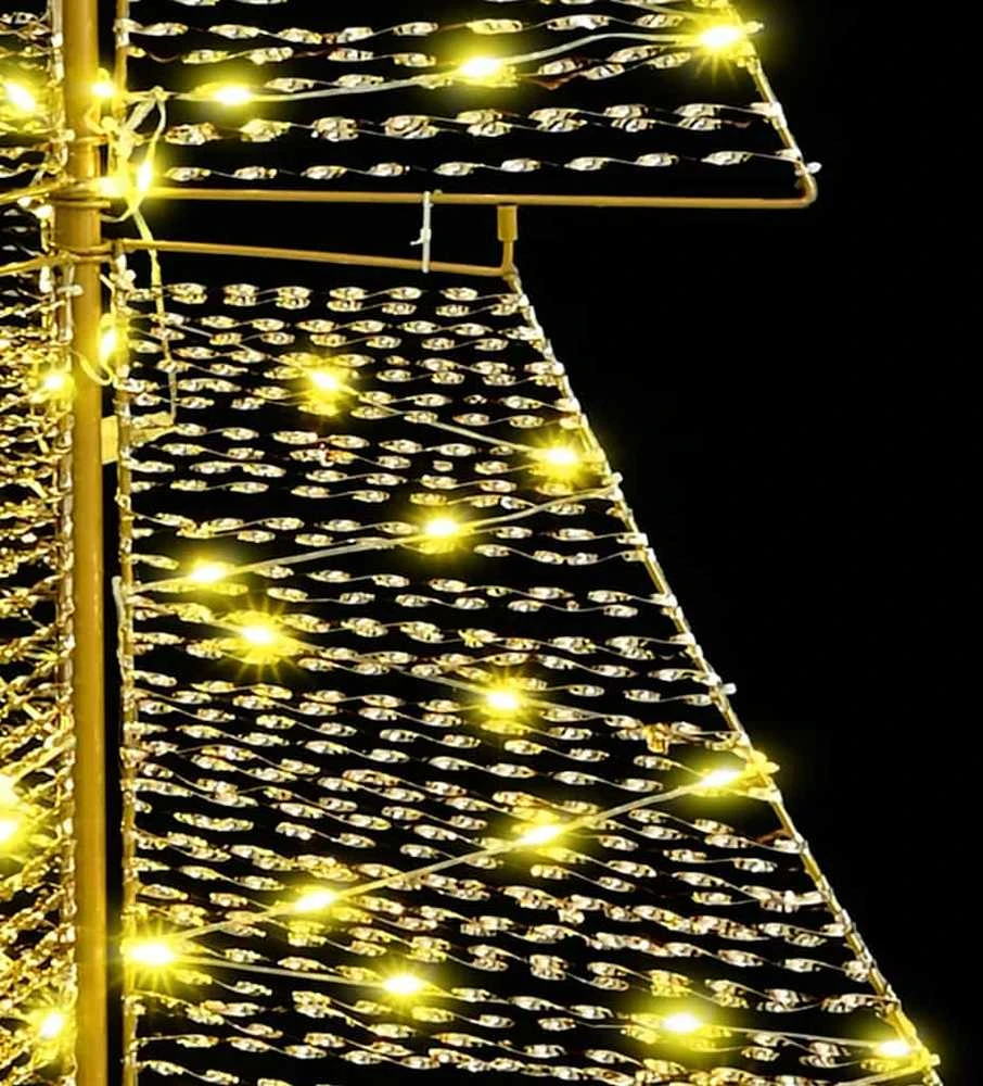 Kalėdų eglutė 240 LED Šilta balta 180 cm PET