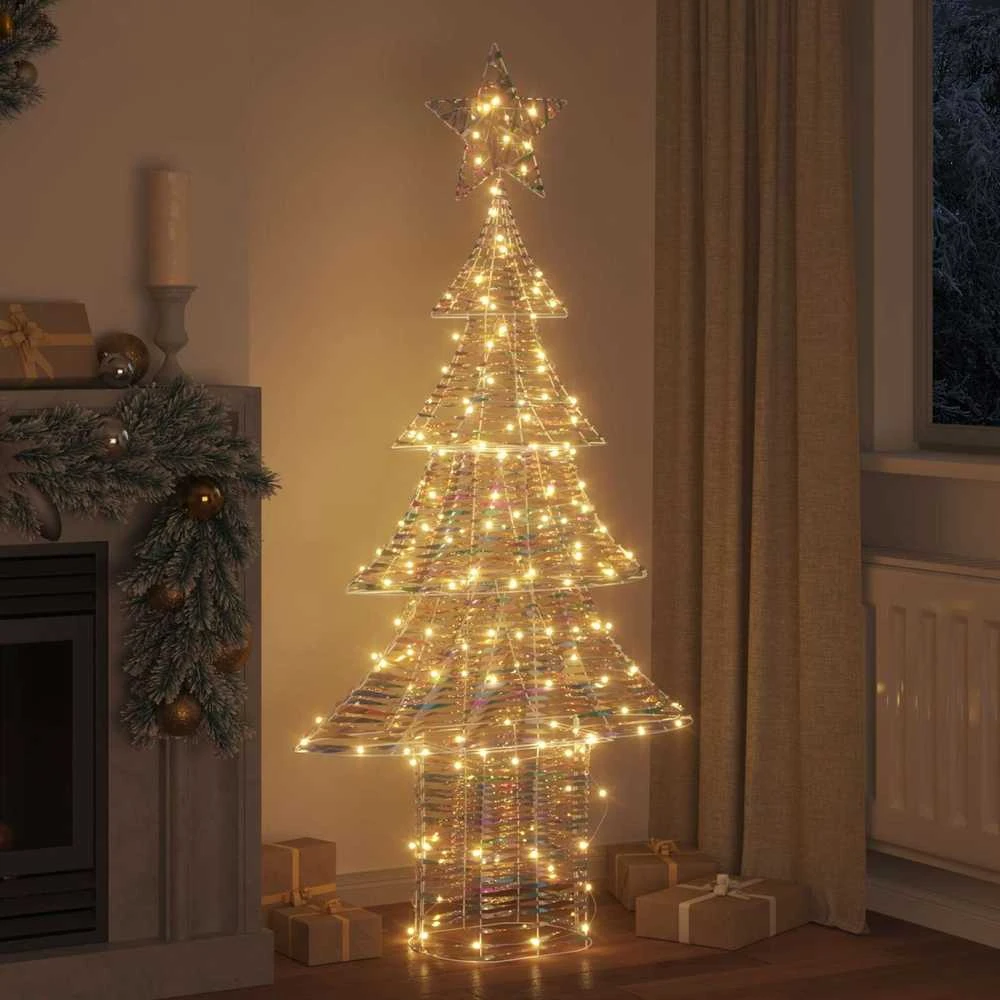 Kalėdų eglutė 240 LED Šilta balta 181 cm PET