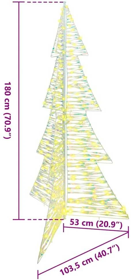 Kalėdų eglutė 240 LED Šilta balta 180 cm PET