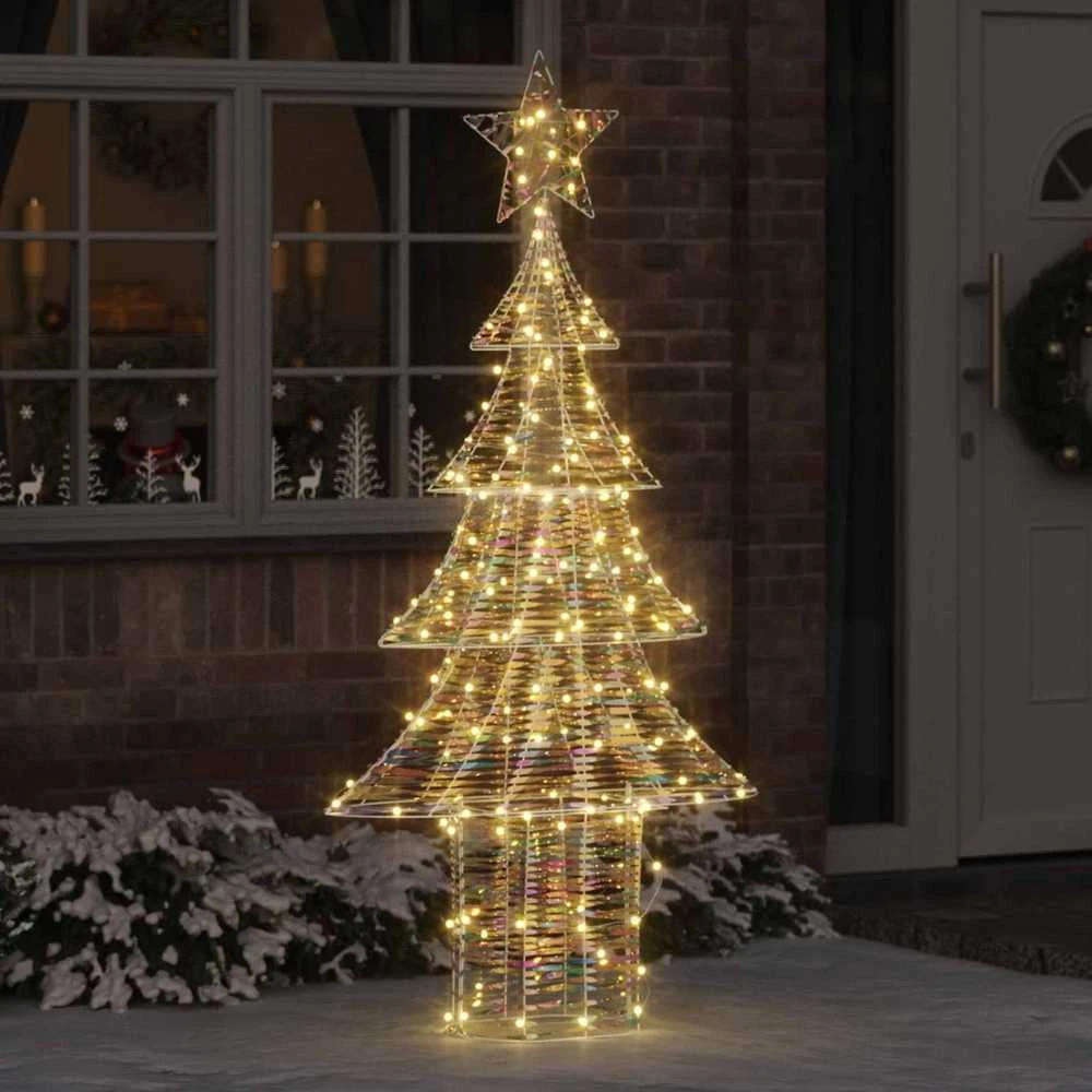 Kalėdų eglutė 240 LED Šilta balta 181 cm PET