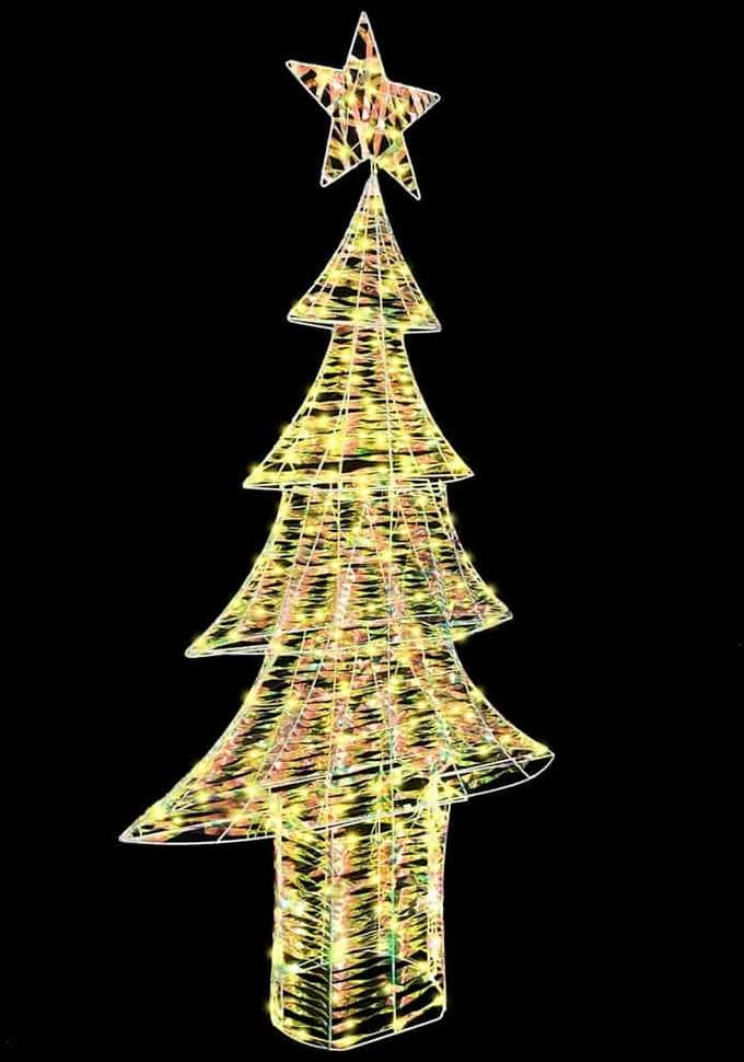 Kalėdų eglutė 240 LED Šilta balta 181 cm PET
