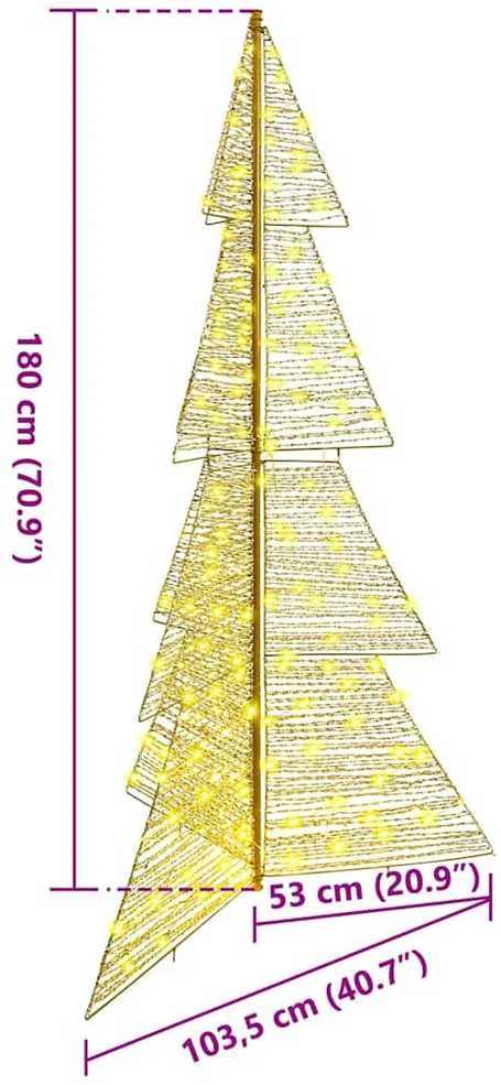 Kalėdų eglutė 240 LED Šilta balta 180 cm PET