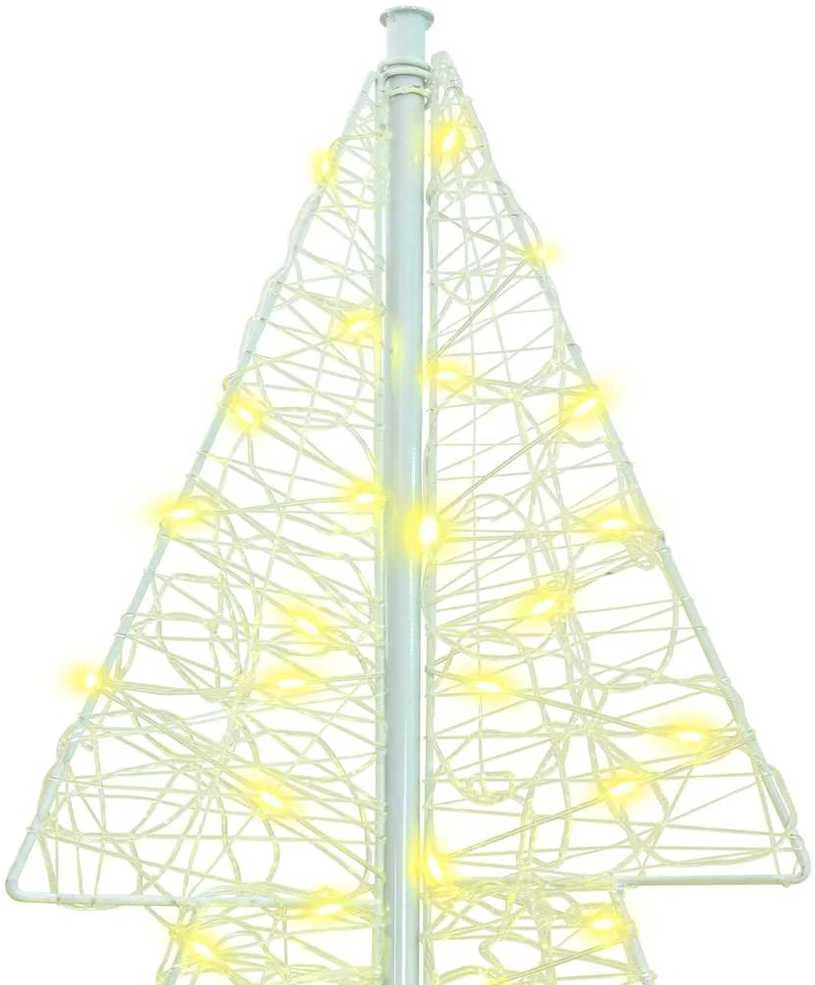 Kalėdų eglutė 240 LED Šilta balta 180 cm Akrilas