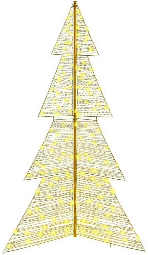 Kalėdų eglutė 240 LED Šilta balta 180 cm PET