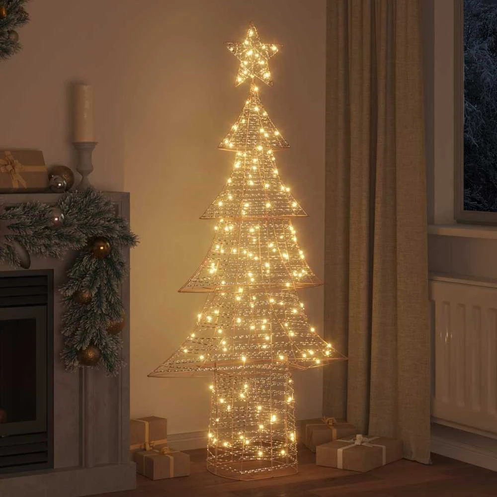 Kalėdų eglutė 240 LED Šilta balta 181 cm PET