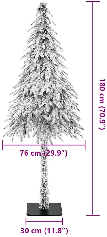 Kalėdų eglutė su 300 LED s stovu Balta 180 cm PE ir Plienas