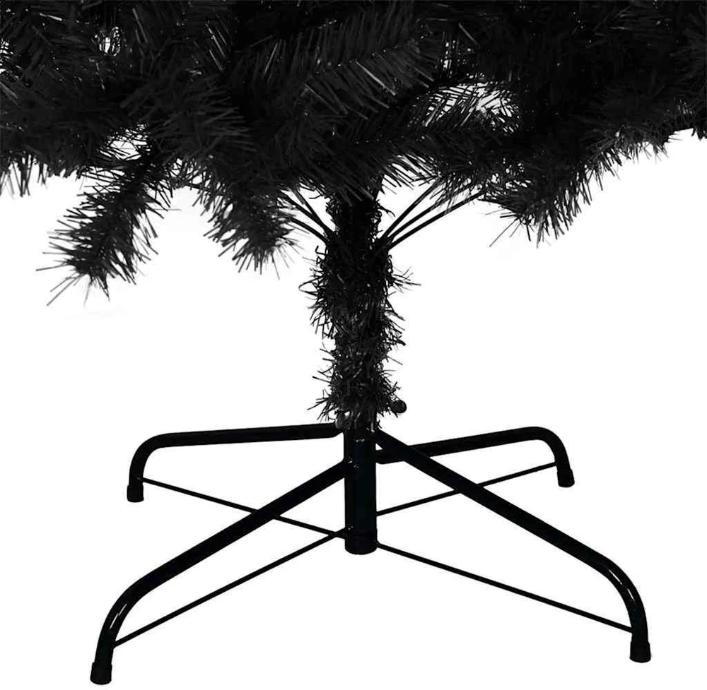 Kalėdų eglutė Juoda 180 cm PVC