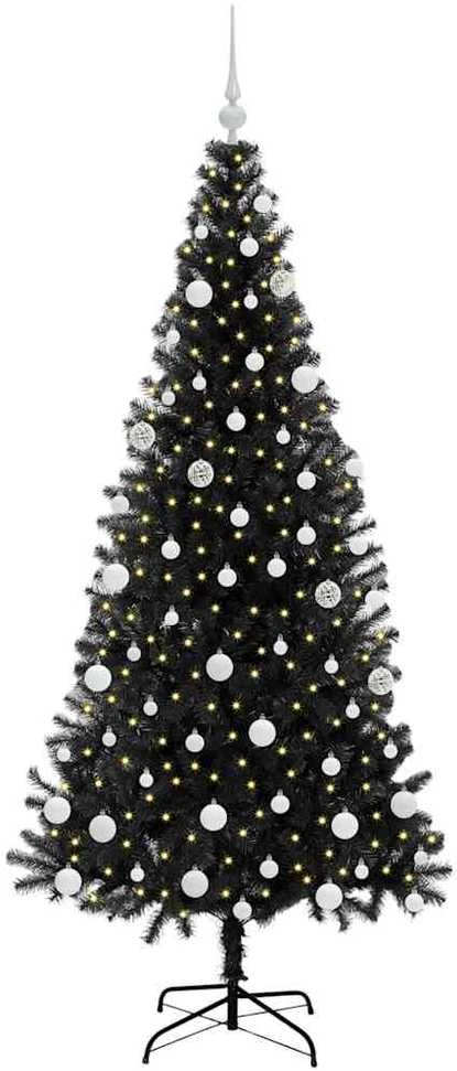 Kalėdų eglutė Juoda 180 cm PVC