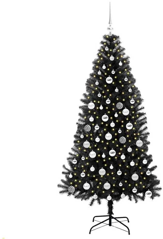 Kalėdų eglutė Juoda 180 cm PVC