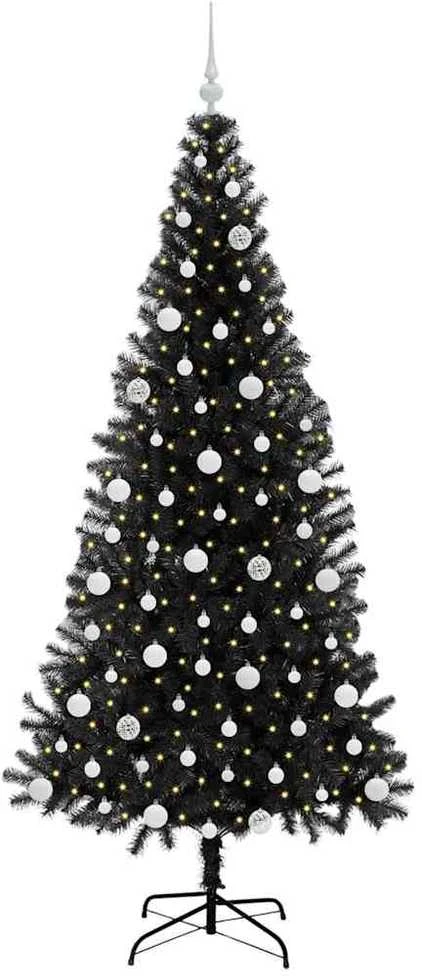 Kalėdų eglutė Juoda 210 cm PVC
