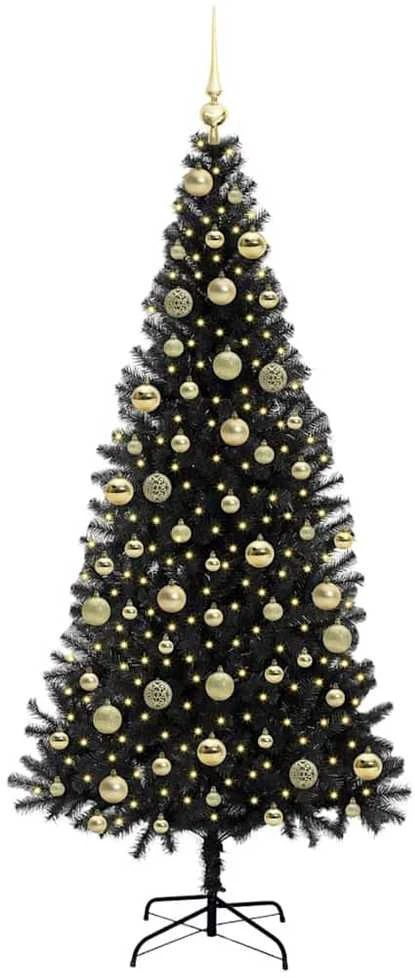 Kalėdų eglutė Juoda 210 cm PVC