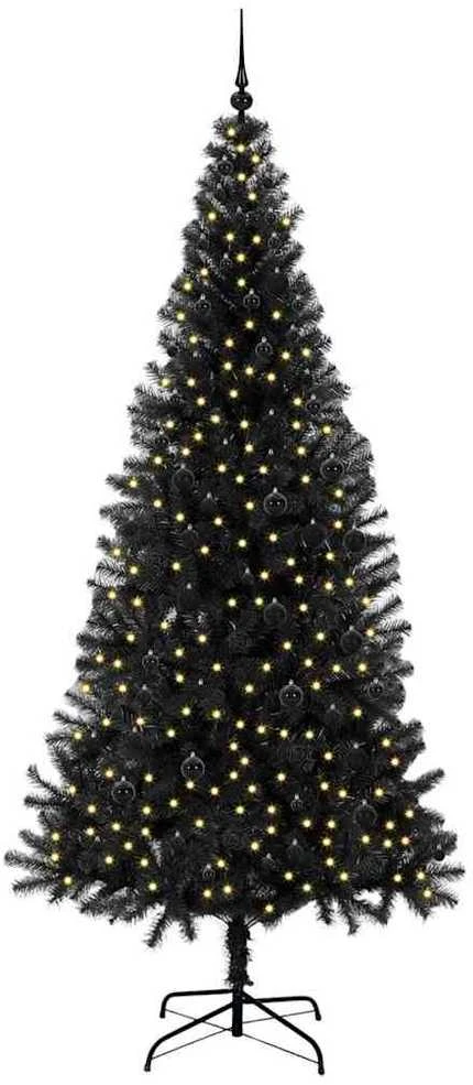 Kalėdų eglutė Juoda 240 cm PVC