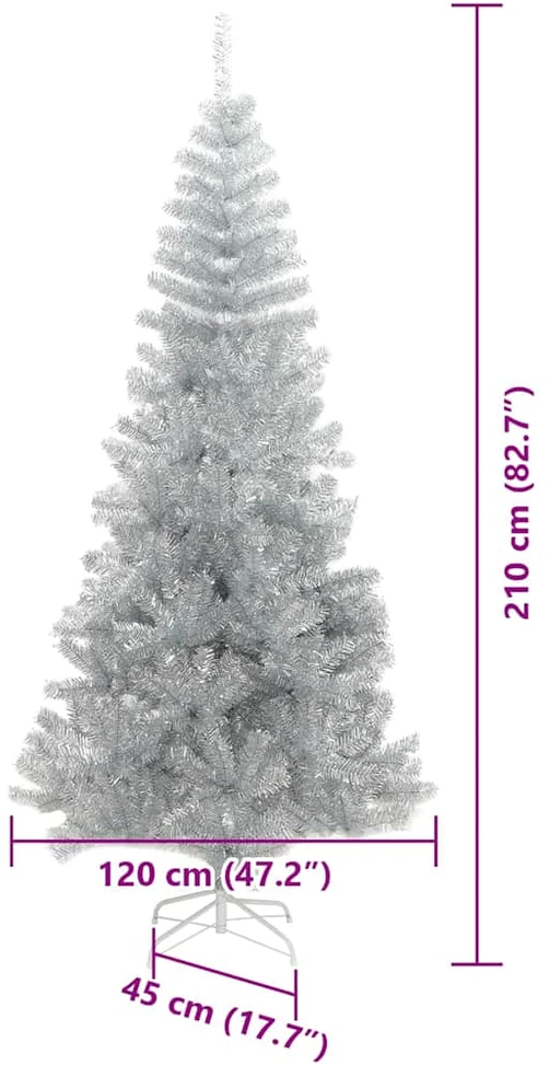 Kalėdų eglutė Sidabro 210 cm PET