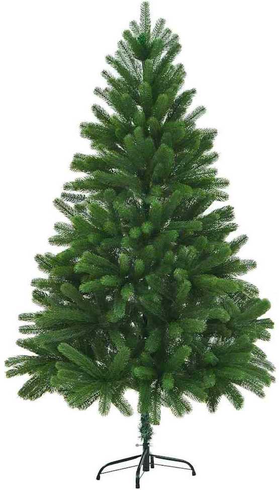 Kalėdų eglutė su 300 LED s stovu Žalia 210 cm PE