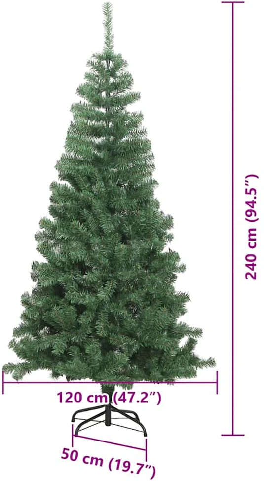 Kalėdų eglutė Žalia 240 cm PVC