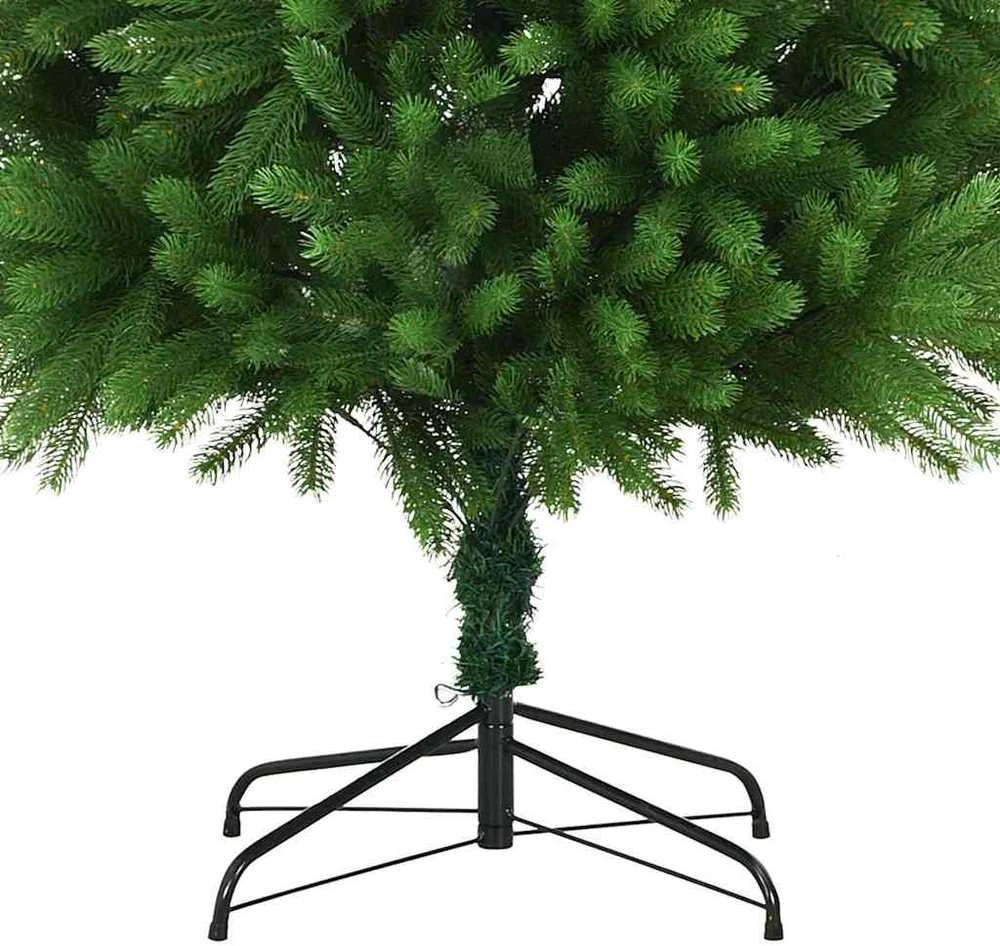 Kalėdų eglutė su 300 LED s stovu Žalia 240 cm PE