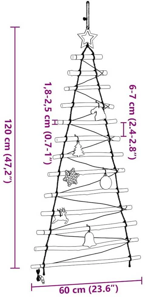Kalėdų eglutė Natūrali 120 cm Kietas Uosio Medis
