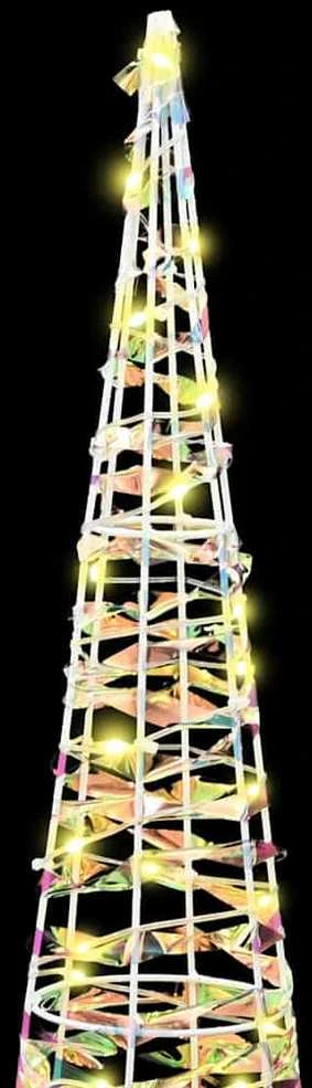 Kalėdų eglutė 3 vnt. 90 LED Šilta balta 20 x 20 x 80 cm PET