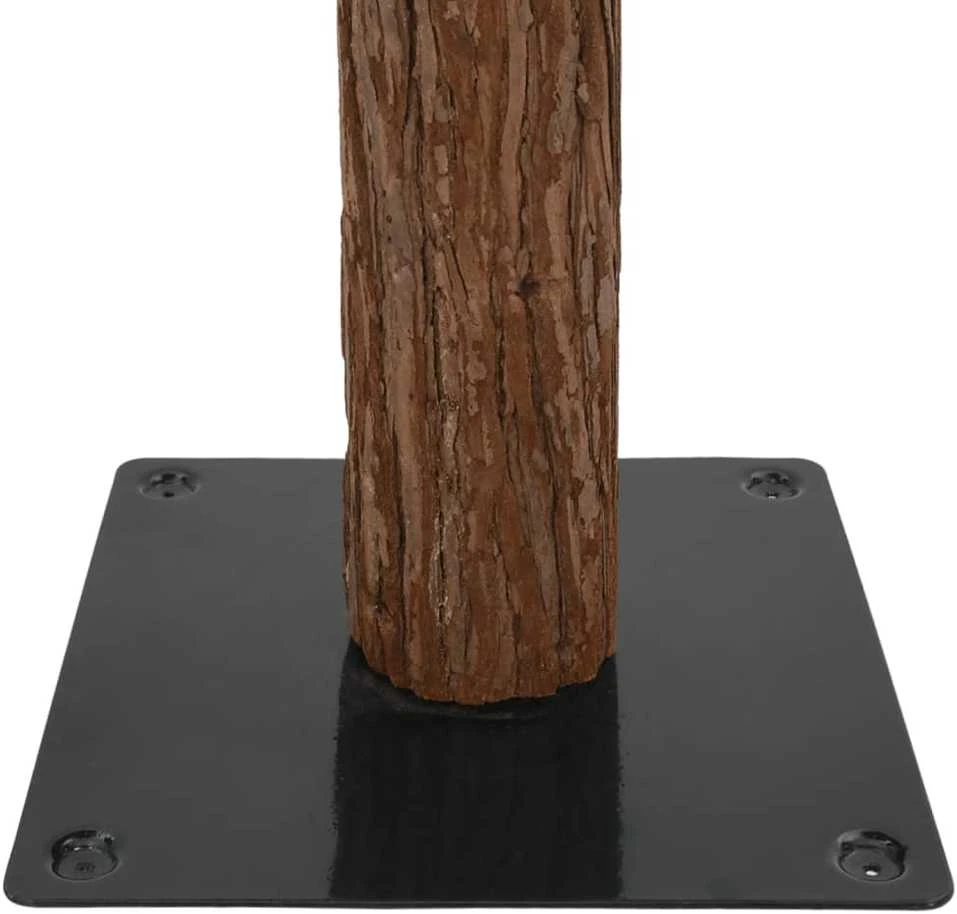 Kalėdų eglutė su kankorėžiais, žalia, 210cm, PVC ir mediena