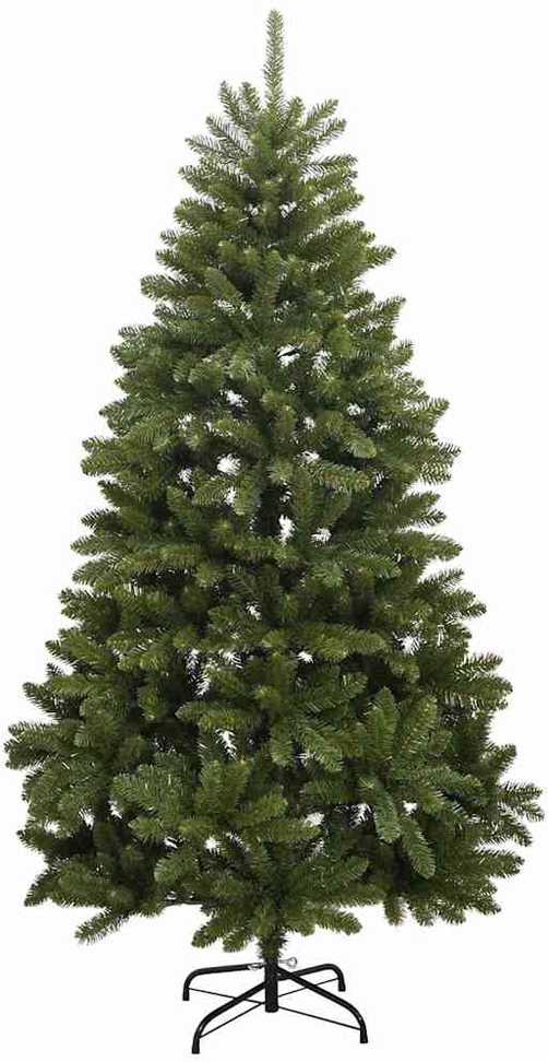 Kalėdų eglutė su šarnyrinėmis šakomis/LED/žaisliukais, 240cm