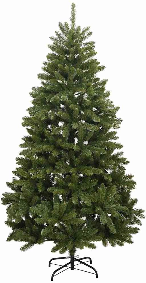 Kalėdų eglutė su šarnyrinėmis šakomis/LED/žaisliukais, 180cm