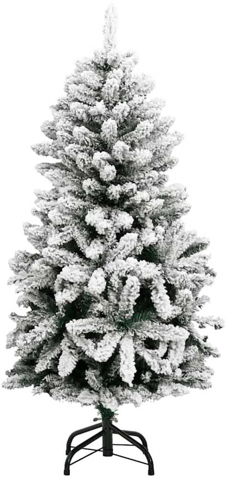 Kalėdų eglutė su šarnyrinėmis šakomis/LED/žaisliukais, 150cm