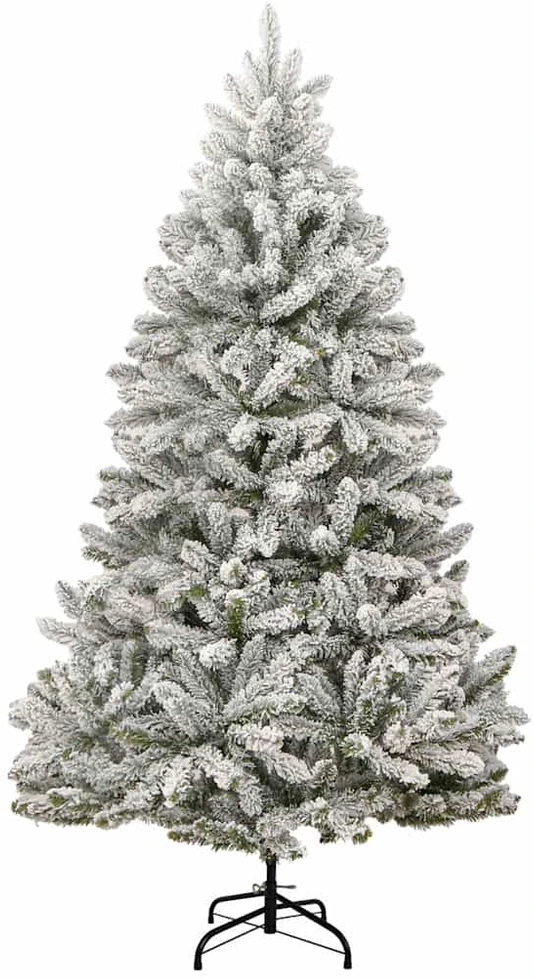 Kalėdų eglutė su šarnyrinėmis šakomis/LED/žaisliukais, 240cm