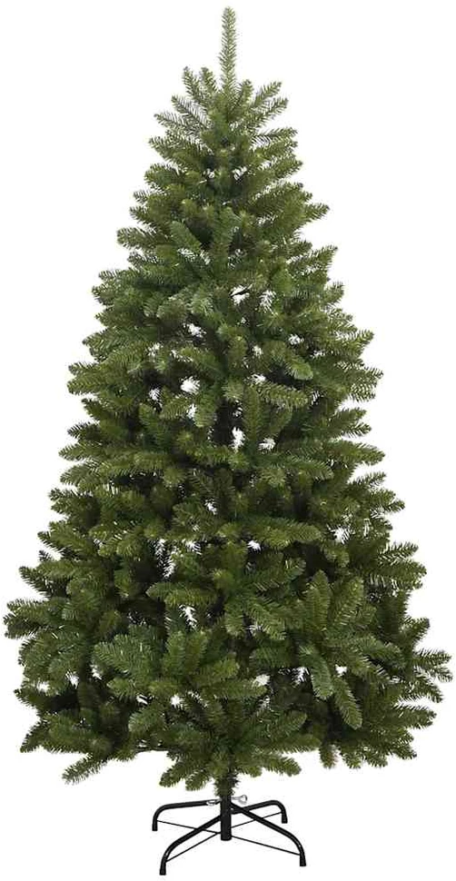 Kalėdų eglutė su šarnyrinėmis šakomis/LED/žaisliukais, 300cm