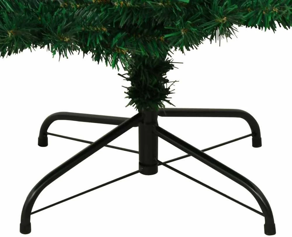 Kalėdų eglutė su stovu, žalia, 150cm, PVC, spiralės formos