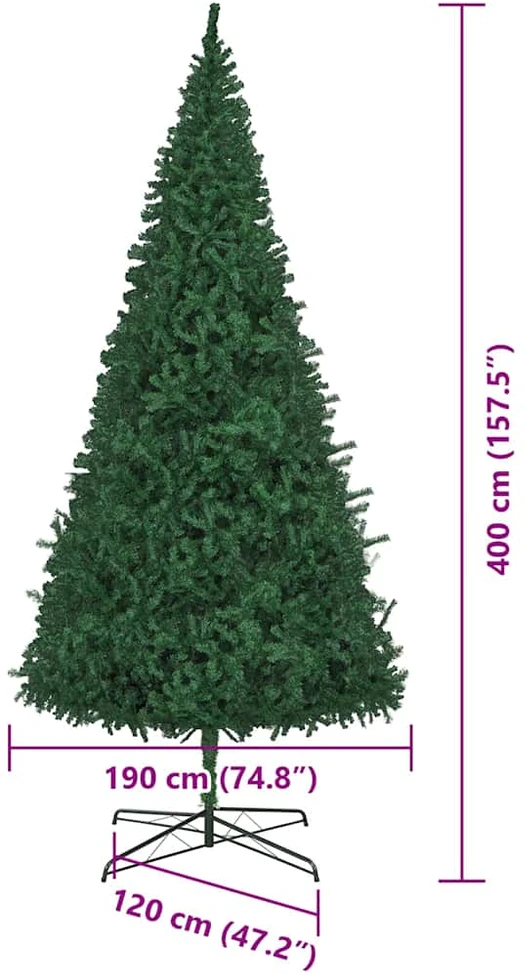 Kalėdų eglutė Žalia 400 cm PVC