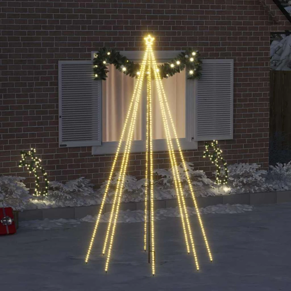 Kalėdų eglutės girlianda-krioklys, 400 LED lempučių, 2,5m