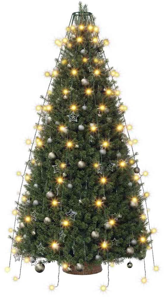 Kalėdų eglutės girlianda su 150 LED lempučių, 150cm