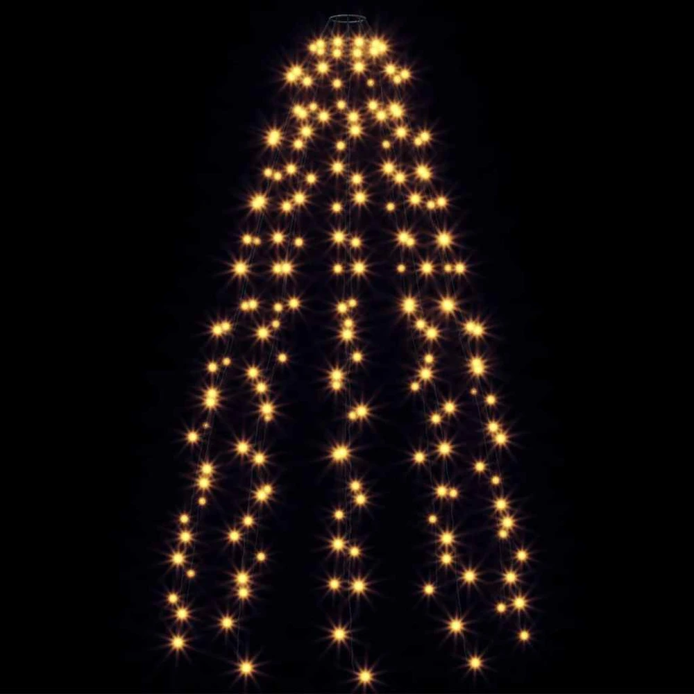 Kalėdų eglutės girlianda su 180 LED lempučių, 180cm