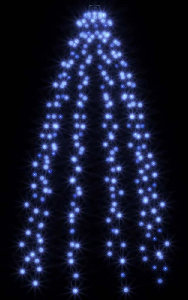 Kalėdų eglutės girlianda su 250 mėlynų LED lempučių, 250cm