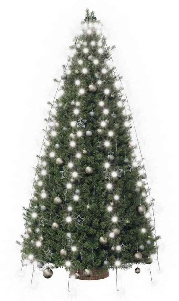 Kalėdų eglutės girlianda su 250 šaltų baltų LED lempučių, 250cm