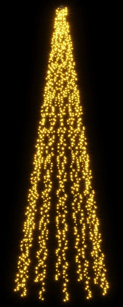Kalėdinės eglutės lemputės su 12 LED 2004 LED Šilta balta