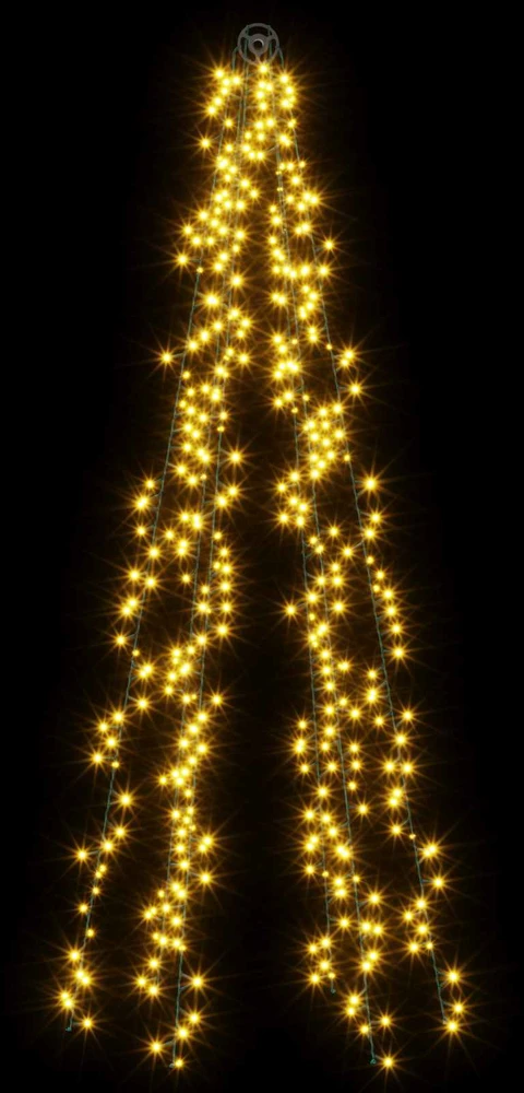 Kalėdų eglutės lemputės su 6 LED 540 LED Šilta balta