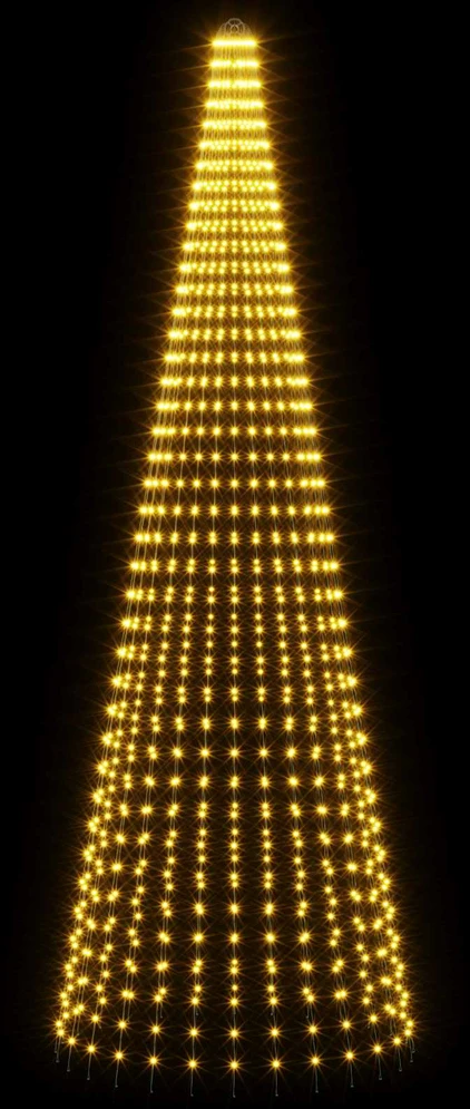 Kalėdų eglutės lemputės su smeigėmis 1148 LED Šilta balta ir