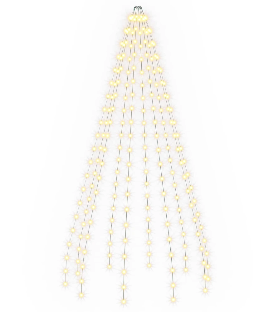 Kalėdų eglutės lemputės 210 LED Šilta balta 210 cm