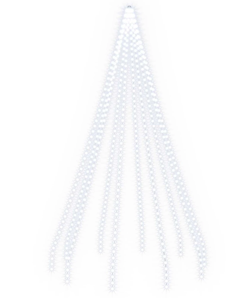 Kalėdų eglutės lemputės 500 LED Šalta balta 500 cm