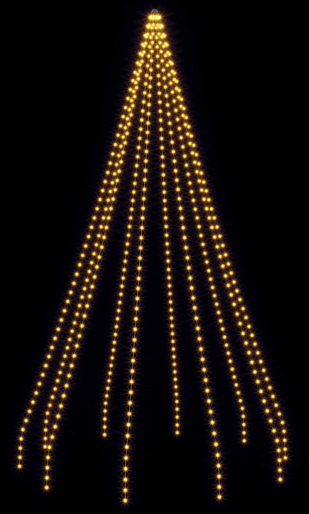 Kalėdų eglutės lemputės 500 LED Šilta balta 500 cm