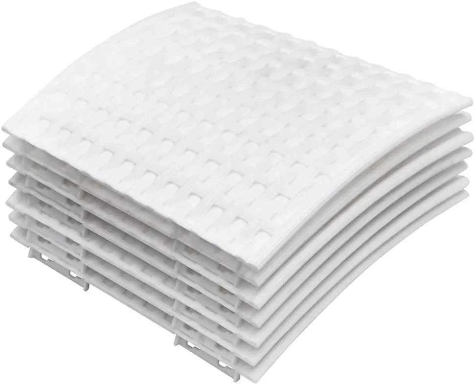 Kalėdų eglutės sijonas Baltas Ø56x23 cm Plastikas