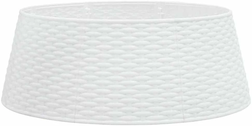 Kalėdų eglutės sijonas Baltas Ø65x23 cm Plastikas