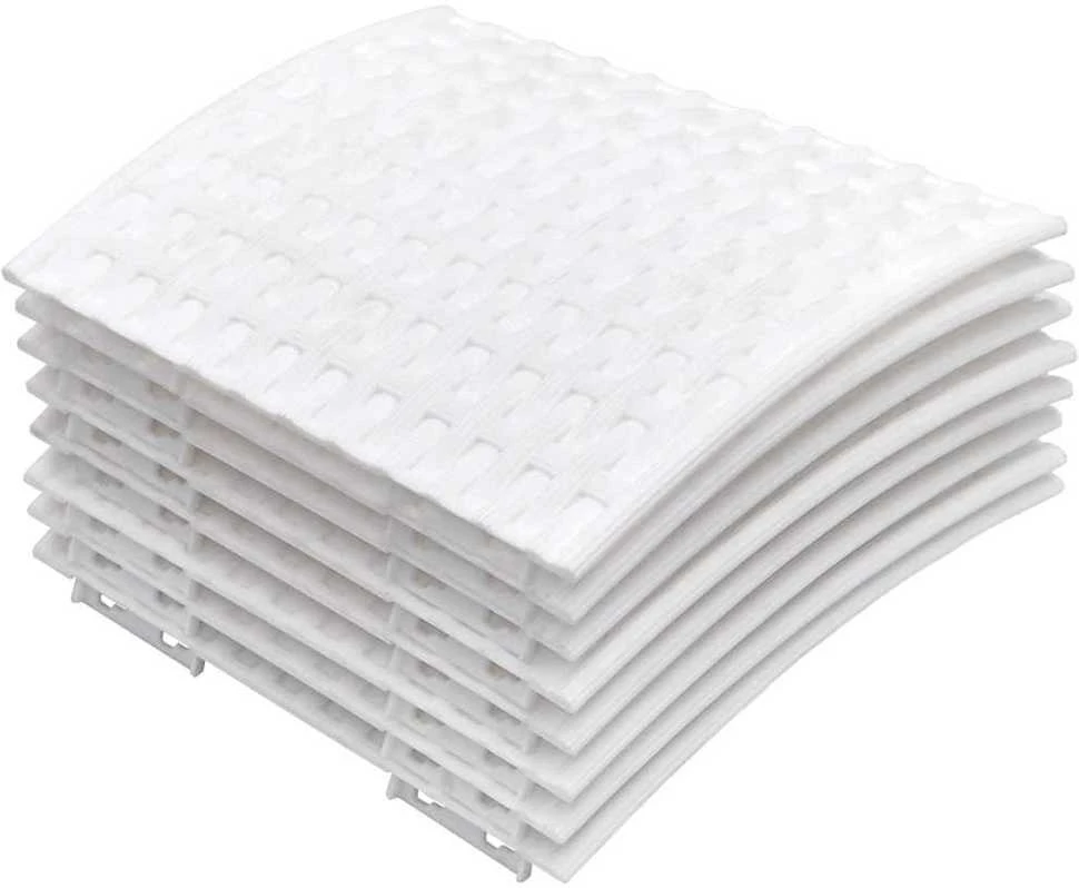 Kalėdų eglutės sijonas Baltas Ø65x23 cm Plastikas