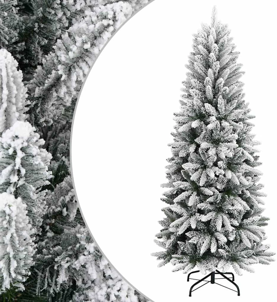 Dirbtinė Kalėdų eglutė su sniegu, 120cm, PVC ir PE